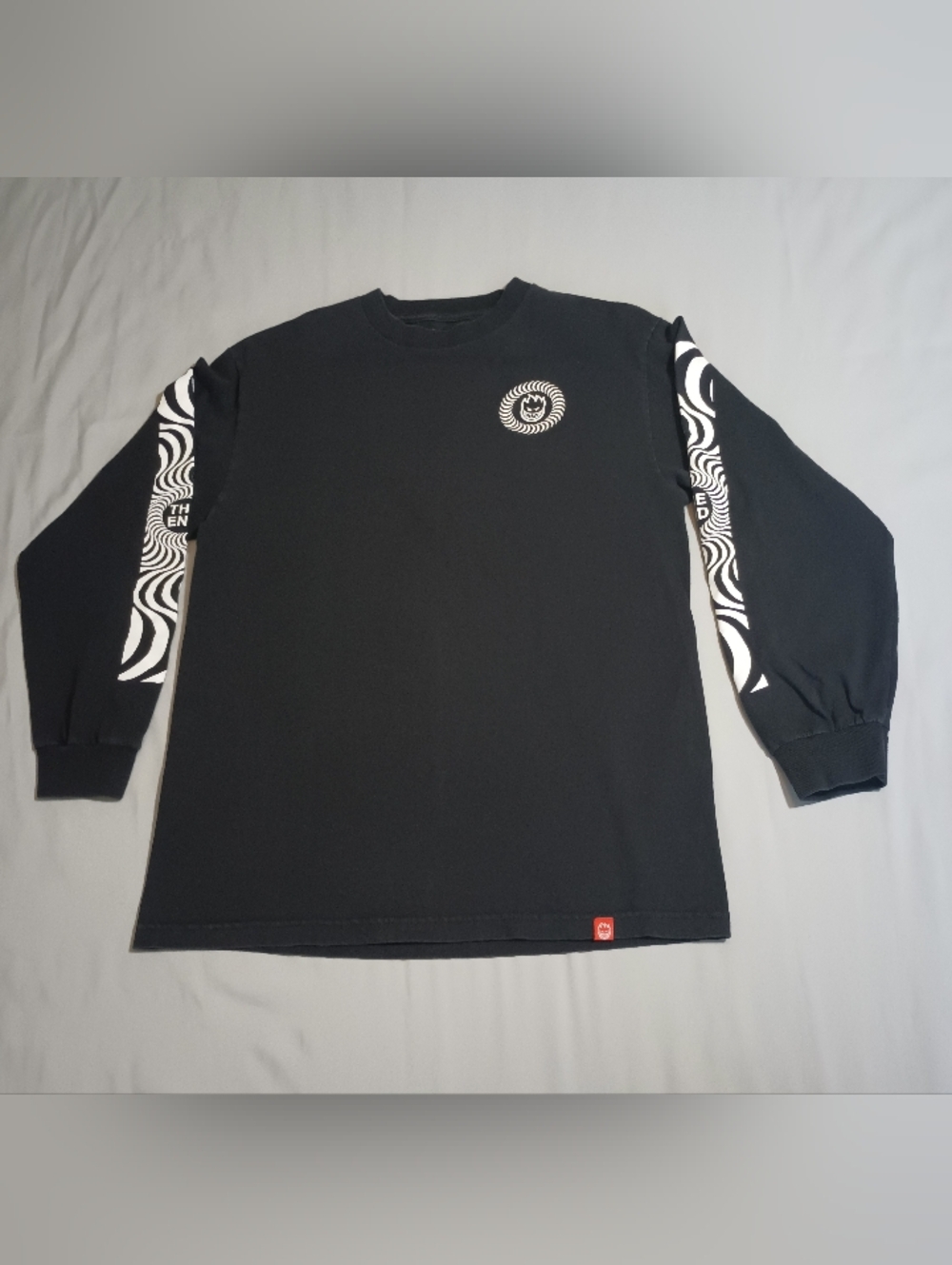 Spitfire Swirl Sleeve Long-Sleeve T-Shirt